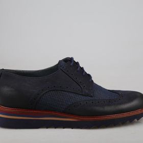 King West 5004-3 Lacivert Nubuk Erkek Günlük Ayakkabı