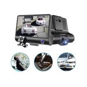 Kingboss SL-D218 1080P 3 Kameralı Araç içi Kamera
