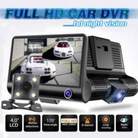 Kingboss SL-D218 1080P 3 Kameralı Araç içi Kamera
