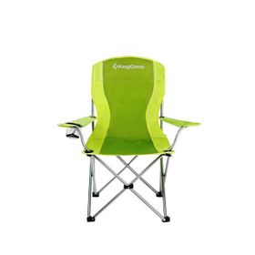 KingCamp 6456 Ecorce Tube Marron Polyester Yeşil Katlanır Kamp Sandalyesi