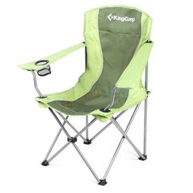 KingCamp 6456 Ecorce Tube Marron Polyester Yeşil Katlanır Kamp Sandalyesi