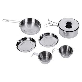 KingCamp Backpacker Silver 2 Kişi Yemek Set