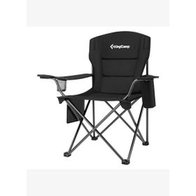 KingCamp Lotus XL Cool Ice Black Ultra Konforlu & Takviyeli Kamp Sandalyesi