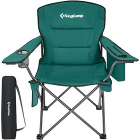KingCamp Lotus XL Cool Ice Green Ultra Konforlu & Takviyeli Kamp Sandalyesi