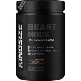 Kingsize Nutrition Beast Mode 1000 gr Portakal Aromalı Protein Tozu