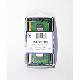 Kingston 4GB 1600MHz DDR3 KVR16S11S8/4 RAM Bellek