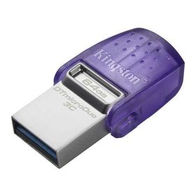 Kingston 64 gb DataTraveler microDuo 3C DTDUO3CG3/64GB 200MB/s dual USB-A + USB-C USB Flash Bellek