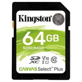 Kingston 64 gb SDHC Canvas Select Plus 100R C10 UHS-I U1 V10 Sd Hafıza Kartı