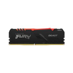 Kingston 8GB 3200MHz DDR4 CL16 Dimm RGB 1Rx8 Hyperx Fury RGB Ram Bellek