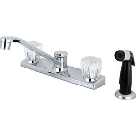 Kingston Brass FB122 7-11 16 inç Bacalı Reach Columbia Parlak Krom Mutfak Bataryası
