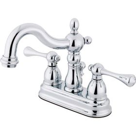 Kingston Brass KS1601BL Heritage Merkez Seti Pirinç Açılır Lavabo Bataryası