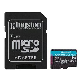 Kingston Canvas Go Plus SDCG4/1TB Class 10 UHS-I U3 A2 V30 1 TB Micro SD Kart