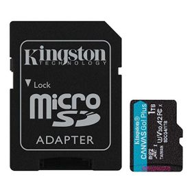 Kingston Canvas Go Plus SDCG4/1TB Class 10 UHS-I U3 A2 V30 1 TB Micro SD Kart