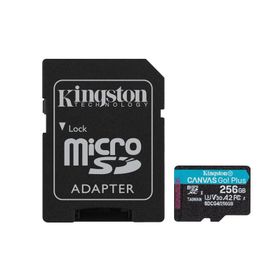 Kingston Canvas Go Plus SDCG4/256G Class 10 UHS-I U3 A2 V30 256 GB Micro SD Kart