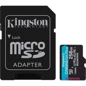 Kingston Canvas Go Plus SDCG4/256G Class 10 UHS-I U3 A2 V30 256 GB Micro SD Kart