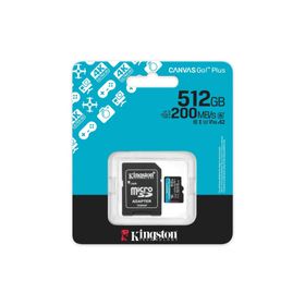 Kingston Canvas Go Plus SDCG4/512G Class 10 UHS-I U3 A2 V30 512 GB Micro SD Kart