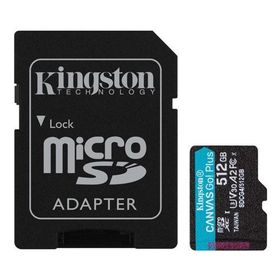 Kingston Canvas Go Plus SDCG4/512G Class 10 UHS-I U3 A2 V30 512 GB Micro SD Kart