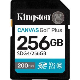 Kingston Canvas Go! Plus SDG4/256GB Class 10 UHS-I U3 V30 256 GB Hafıza Kartı