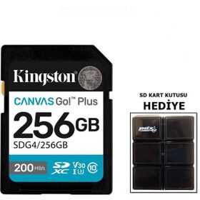 Kingston Canvas Go! Plus SDG4/256GB Class 10 UHS-I U3 V30 256 GB Hafıza Kartı