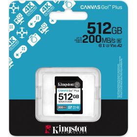 Kingston Canvas Go! Plus SDG4/512GB Class 10 UHS-I U3 V30 512 GB Hafıza Kartı