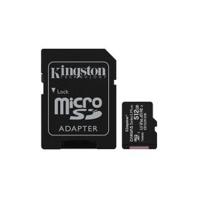 Kingston Canvas Select Plus 100R A1 C10 512 GB MicroSDXC Card ve Adaptör