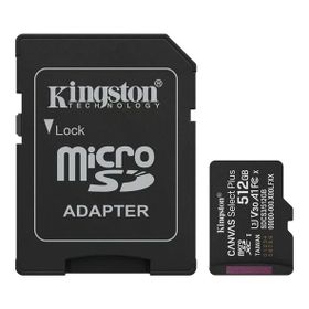 Kingston Canvas Select Plus SDCS3/512GB Class 10 UHS-I U3 A1 V30 512 GB Micro SD Kart