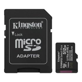Kingston Canvas Select Plus SDCS3/512GB Class 10 UHS-I U3 A1 V30 512 GB Micro SD Kart