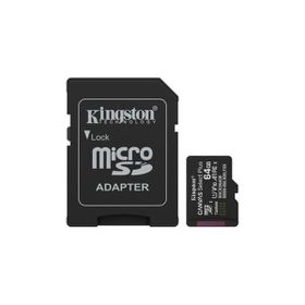 Kingston Canvas Select Plus SDCS3/64GB Class 10 UHS-I U1 A1 V10 64 GB Micro SD Kart