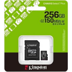 Kingston CL10 SDCS3-256GB Canvas Select Plus 256 GB Micro SD Card
