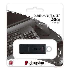 Kingston Datatraveler 32GB USB3.2 Flash Bellek