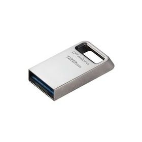 Kingston DTMC3G2-128 GB Data Traveler Micro 200MB-s Metal USB 3.2 Gen 1 Flash Bellek