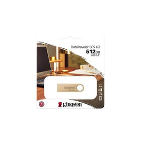 Kingston DTSE9G3-512GB 512 gb 220 mb-s Metal USB 3.2 Gen 1 DataTraveler SE9 G3 Flash Bellek
