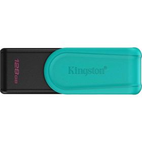 Kingston DTXS-128GB 128 GB Portable USB 3.2 GeN1 Datatraveler Exodias Black Turquoise Flash Bellek