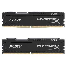 Kingston HyperX Fury Black 8GB 2400MHz DDR4 HX424C15FBK2/8 RAM Bellek