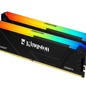 Kingston KF432C16BB2AK2/64TR 64 GB 2x32 Beast RGB Black 3200 Mhz CL16 DDR4 RAM