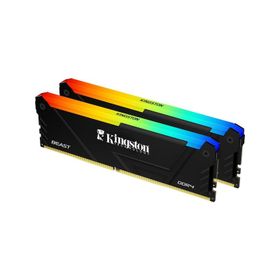 Kingston KF432C16BB2AK2/64TR 64 GB 2x32 Beast RGB Black 3200 Mhz CL16 DDR4 RAM