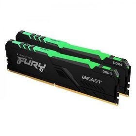 Kingston KF432C16BB2AK2/64TR 64 GB 2x32 Beast RGB Black 3200 Mhz CL16 DDR4 RAM