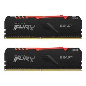 Kingston Kf436c17bbak2/16 16gb Kıngston Fury Beast Rgb Ddr4 3600mhz 2x8g
