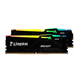 Kingston KF560C30BBEAK2-64TR Beast RGB Expo 64 GB DDR5 6000 MHz CL30 Masaüstü Performans RAM Kit