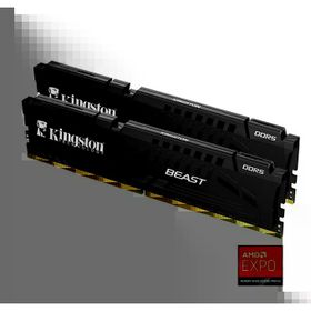 Kingston KF568C34BBK2-32TR Beast 32 GB 6800 Mhz DDR5 CL34 DIMM 2x16 GB Black XMP Turkey RAM