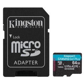 Kingston SDCG3/64GB 64GB Canvas Go SDXC Class 3 (U3) UHS-I microSD Hafıza Kartı