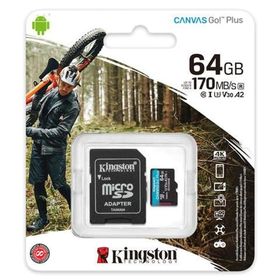 Kingston SDCG3/64GB 64GB Canvas Go SDXC Class 3 (U3) UHS-I microSD Hafıza Kartı