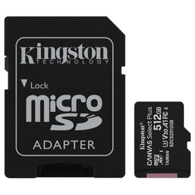 Kingston SDCS2/512GB 512GB Canvas Select Plus SDXC Class 10 UHS-I microSD Hafıza Kartı