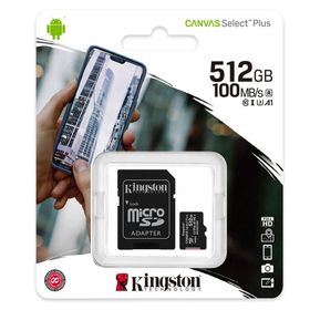 Kingston SDCS2/512GB 512GB Canvas Select Plus SDXC Class 10 UHS-I microSD Hafıza Kartı