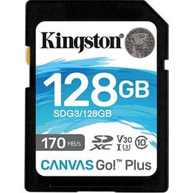 Kingston SDG3 / 128 GB Canvas Go Plus USH-I Hafıza Kartı