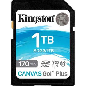 Kingston SDG3-1TB SDXC Canvas Go Plus 170R C10 UHS-I U3 V30 Hafıza Kartı