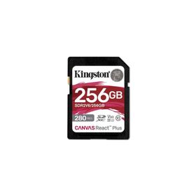 Kingston SDR2V6-256GB Canvas React Plus SDXC UHS-LI 280R-150 W U3 V60 For Full HD 4K SD Hafıza Kartı