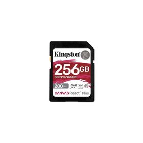 Kingston SDR2V6-256GB Canvas React Plus SDXC UHS-LI 280R-150 W U3 V60 For Full HD 4K SD Hafıza Kartı