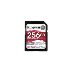 Kingston SDR2V6-256GB Canvas React Plus SDXC UHS-LI 280R-150 W U3 V60 For Full HD 4K SD Hafıza Kartı