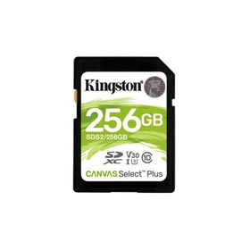 Kingston SDS2 256 GB SDXC Canvas Select Plus 100R C10 UHS-I U3 V30 Sd Hafıza Kartı